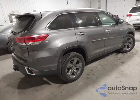 2017 Toyota Highlander Hybrid Limited Platinum z USA, uszkodzony, nr VIN 5TDDGRFHXHS028265